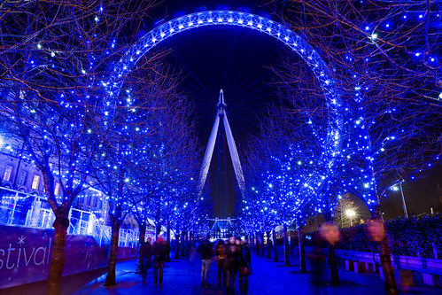 London Eye River Thames Romance