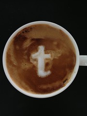 Today's latte, Tumblr. #geeklatte