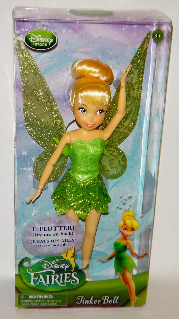 Disney Tinker Bell Fairies My Wings Flutter 10" Classic Doll 