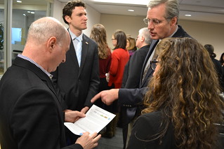 Attendees discuss the program | New America | Flickr