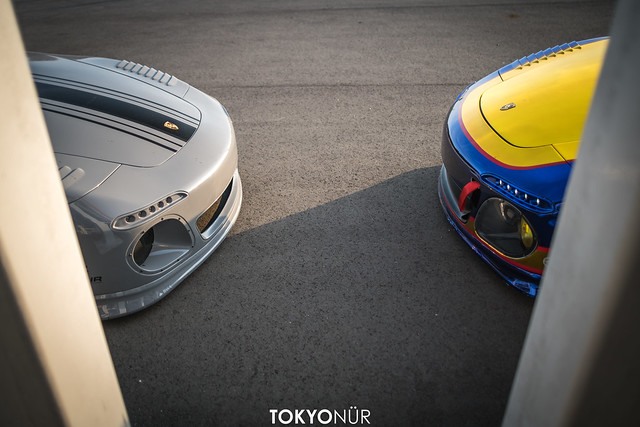Old & New - AP Garage // Encounter a Brand New Porsche - idlers 2017 Rd.1 Tsukuba Circuit