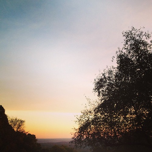 Quick #iPhone pic of this morning's sunrise. by Kelly Davenport, square squareformat mayfair iphoneography instagramapp uploaded:by=instagram foursquare:venue=4b6dd4