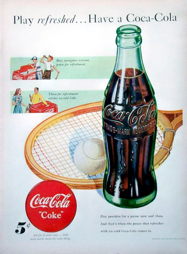 Coca-Cola Vintage 1948 Ad
