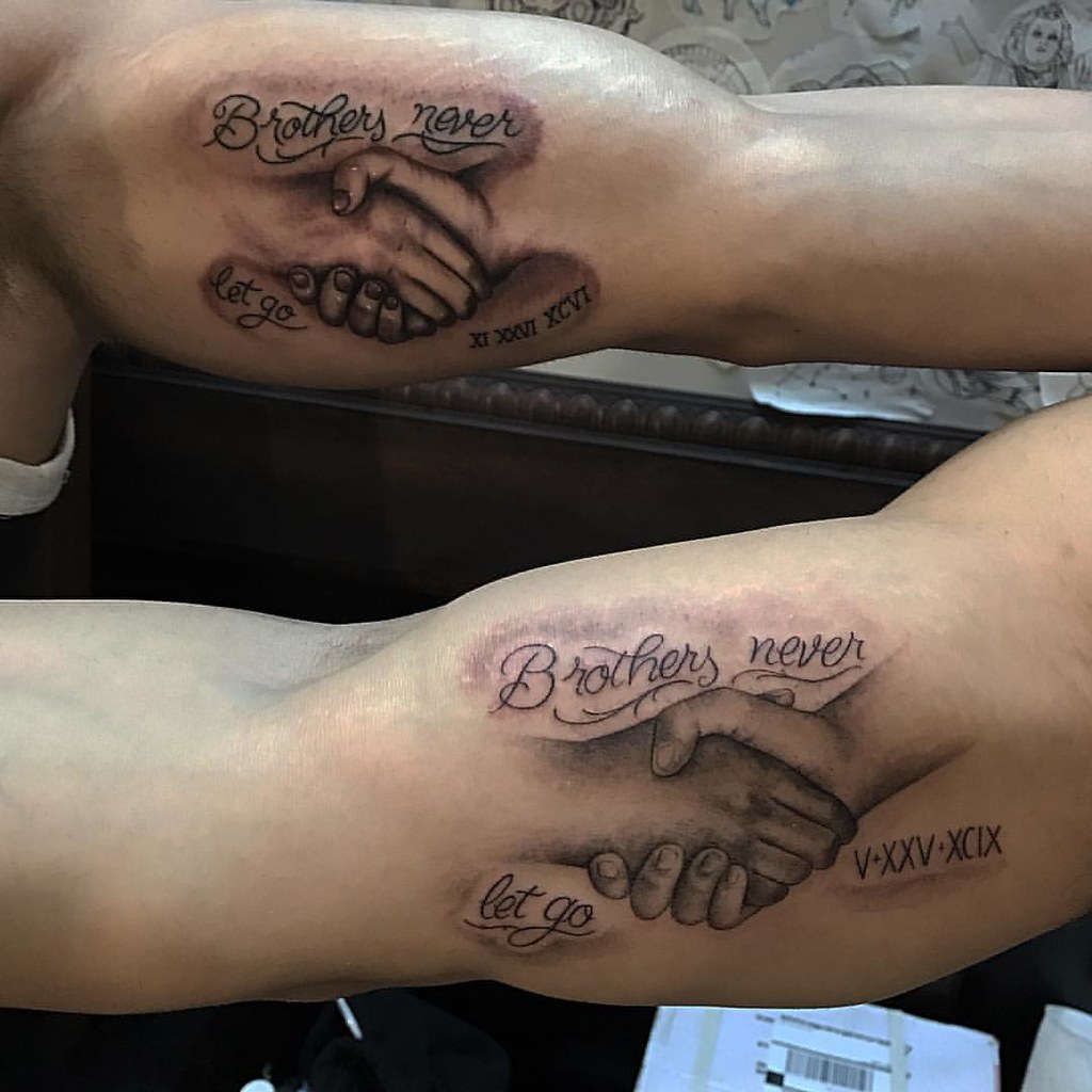 Brother tattoos done a couple weeks back by @therealelgato…