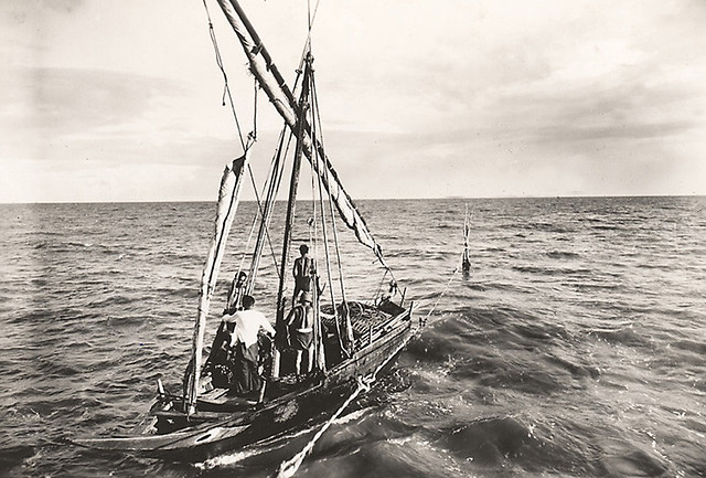Pêcherie maritime à Can Gio. Retour de la pêche. 1921-35