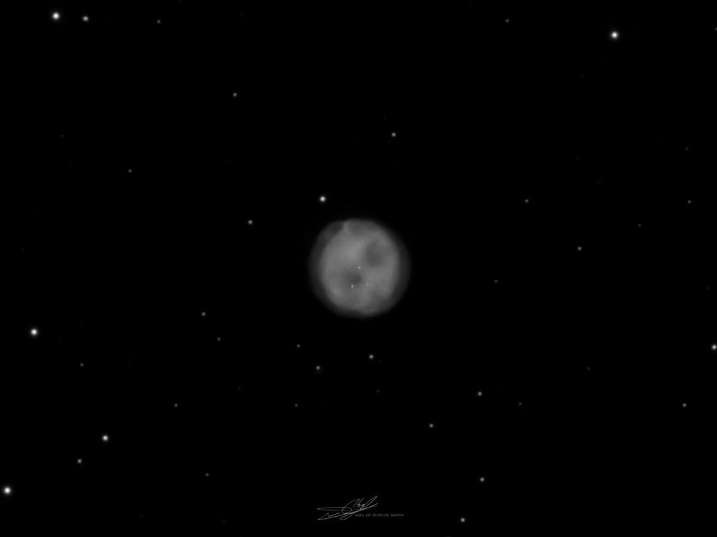 Owl nebula 0.0 - M97 zoomed