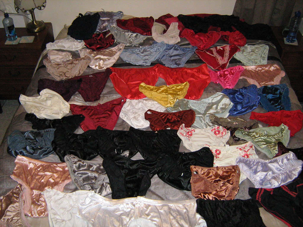 lots satin and nylon panties, Most second hand.bought or pi…