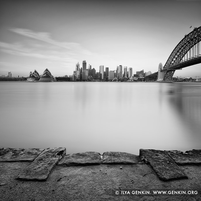 The Sydney City CBD from Kirribilli, Sydney, NSW, Australia