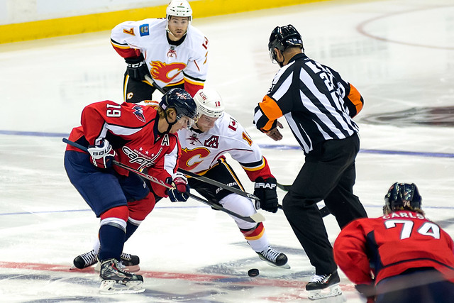 Backstrom and Stajan Face Off