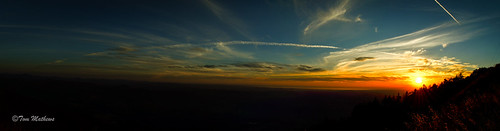 An amazing sunset from above the mountains... by tom_mathews_1988, flickrandroidapp:filter=none palomarstateparkca