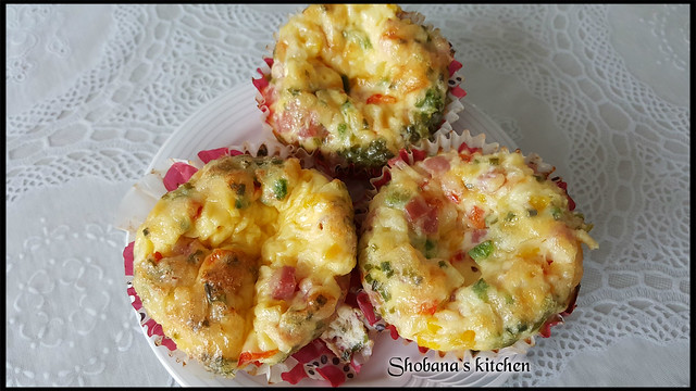 Egg Muffin Recipe / Eier-Schinken-Muffins / Ham and Cheese Egg Cups / Omelet Muffins