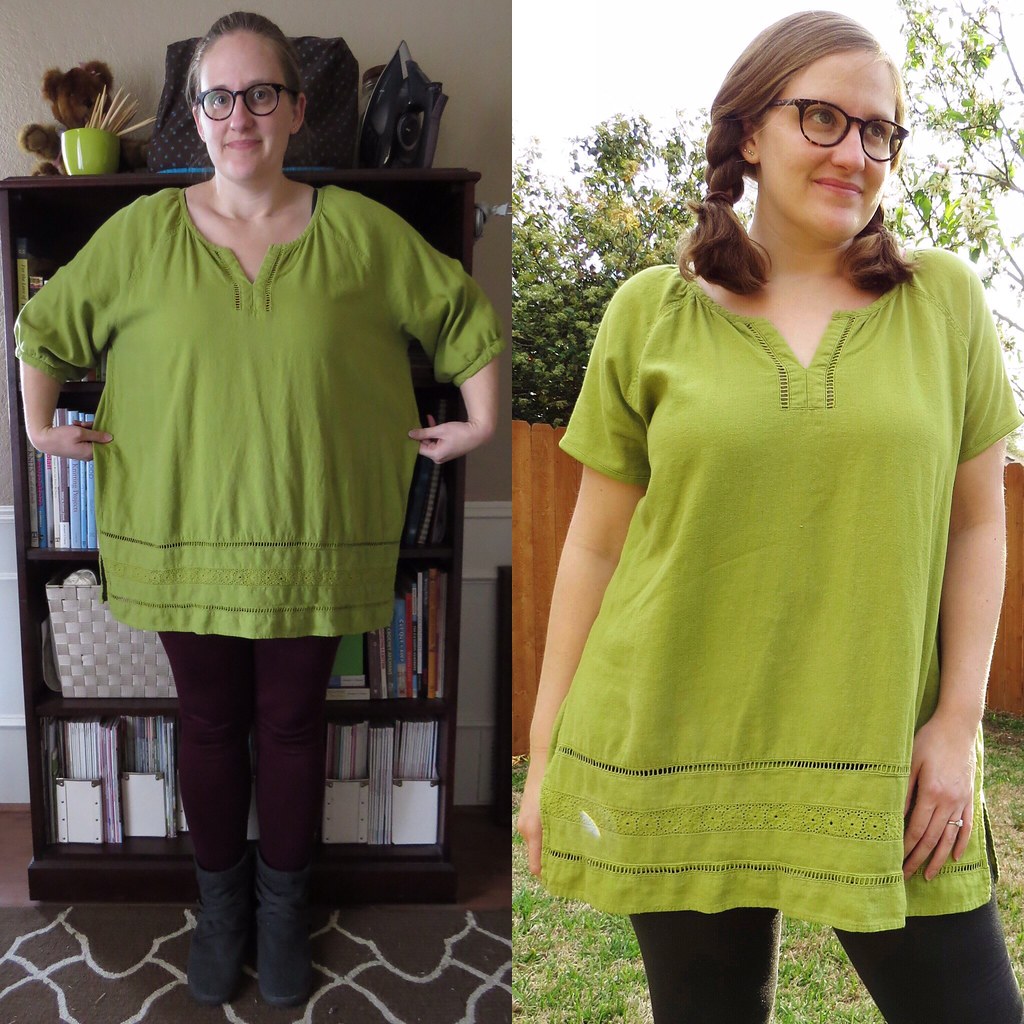 St Patrick's Day Tunic - Before & After | A couple quick twe… | Flickr