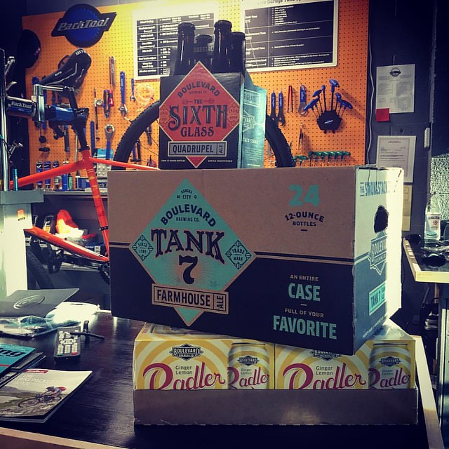 Whoa... Make your customers happy & they will make you happy. Holy cow... thanks! #velogaragekc @boulevard_beer