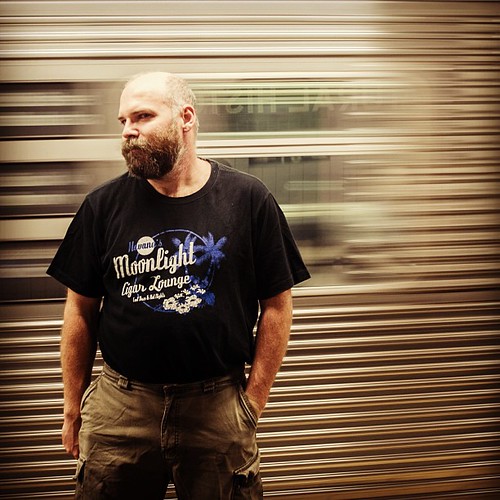Train in Vain a commute back from assisting o a photoshoot with the talented @jfalesphoto  #bear  #beard #subway #blur  #picsbybears  #bearfotosept  day 5 Commute | by rjbear70