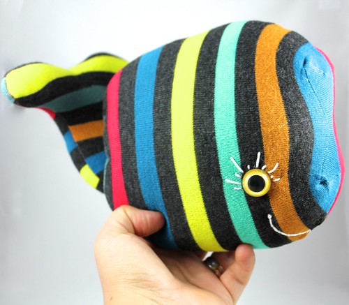 Leon the Sock Whale | Handmade by Gus and Ollie. Hamburg, Ge… | Flickr