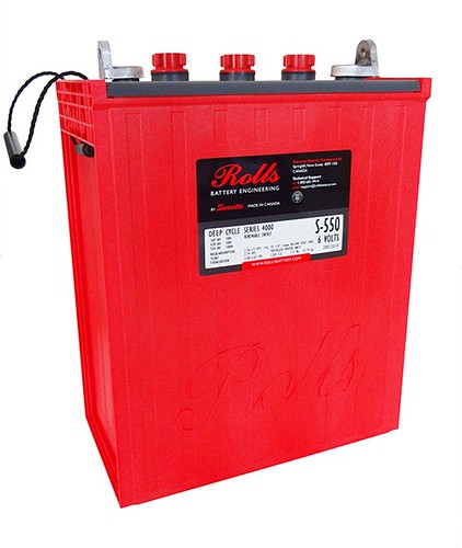 small-wind-turbine-554ah-c100-6v-battery-rolls-series-4000-s-550-wind-kinetic | by windkinetic