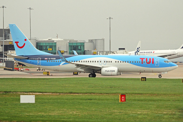 G-FDZB 2 Boeing 737-8K5SW TUI Airlines UK (Thomson Airways) MAN 11MAR17