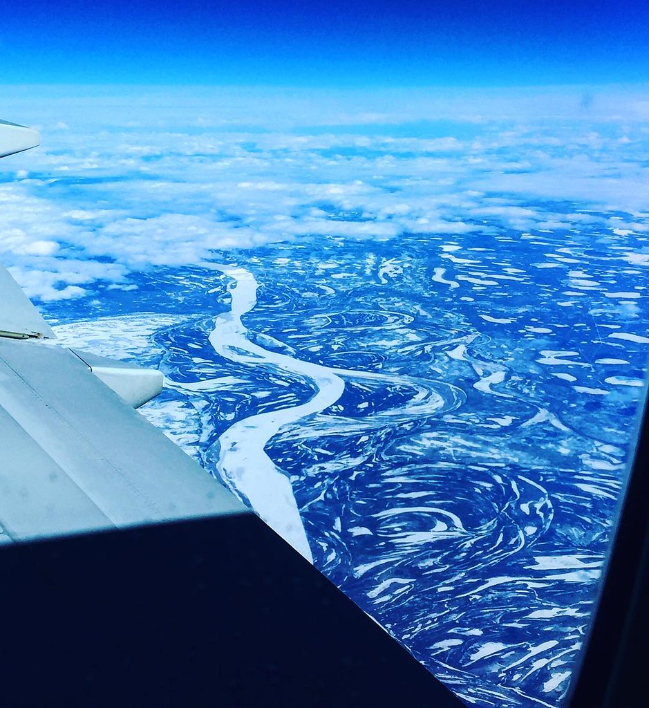 なにこの景色 Somewhere Above Siberia 宇宙 飛行機 綺麗 青空 旅 旅行 I Flickr