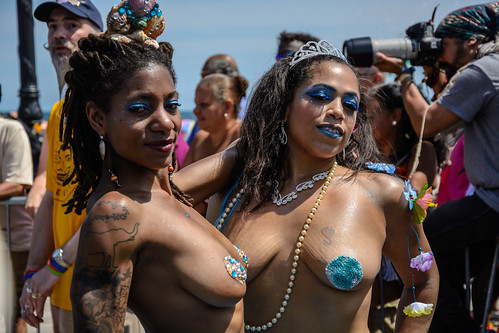 topless mermaids