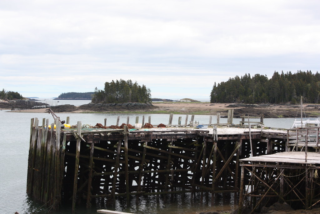 Deer Island, New Brunswick Fishing pier in Deer Island