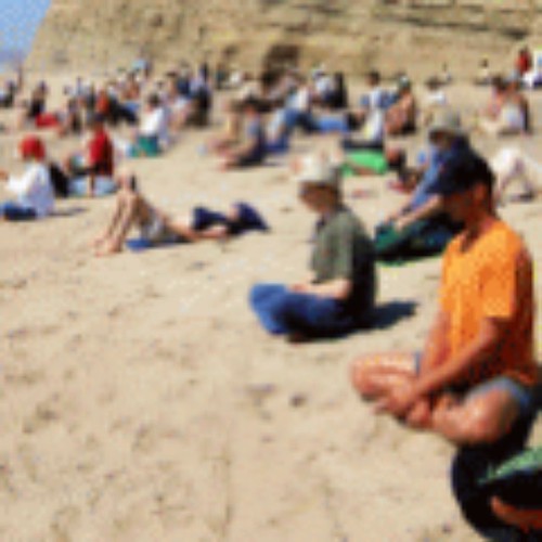 Beach meditation... Hearing the ocean waves as you relax, release and let go... Come Join us!  https://www.groupon.com/deals/time-out #meditation #ocean #beach #California #relaxation #relaxing #letgo #enjoy #breathe #meditating #lovinglife #yoga #yogi #f | by Positive Magazine