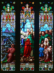 sam, 06/18/2011 - 13:53 - Crossing the Red Sea - West Window Gloucester Cathedral 18/06/2011