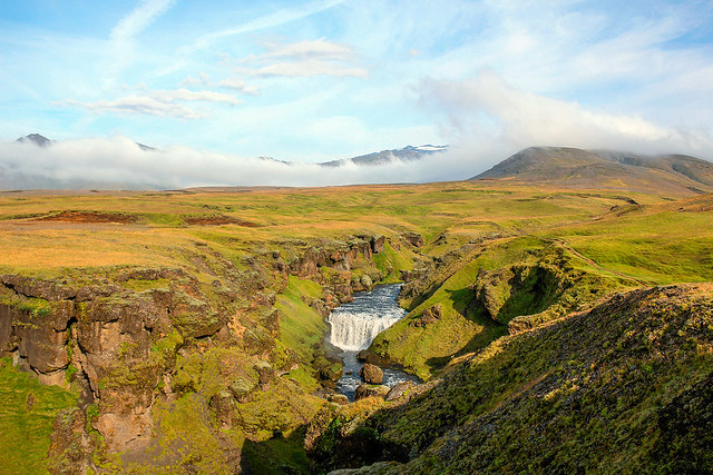Fimmvörðuháls, Skógará waterfall nr. 2, Iceland