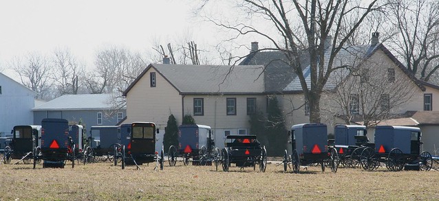 Amish Parking Lot
