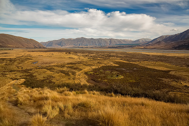 View from Mt Sunday (aka Edoras) in New Zealand.