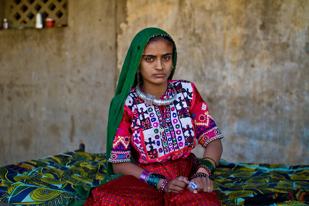 Jat girl in the Great Rann of Kutch. Gujarat, India | Flickr