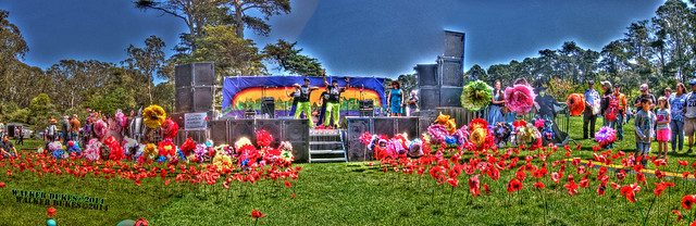 Easter in Oz was the Theme of the Annual Sisters of Perpetual Easter Celebration, HDR Panorama