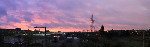 University Quays by Nancy CJ Hsu, sunset sky dusk quays essex universityofessex