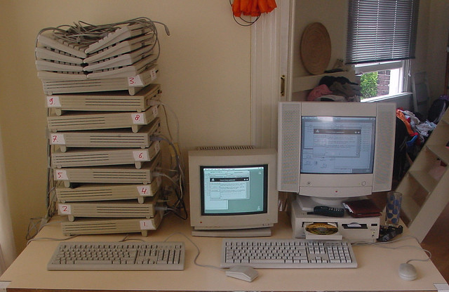 Apple Lc475 Times 9 Setup From 1998 For An Art Installati Flickr