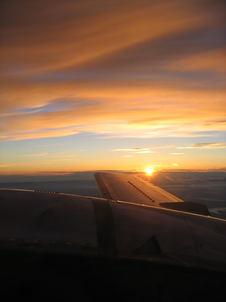 On the Wing | Flying somewhere from somewhere, a sunset out … | Flickr