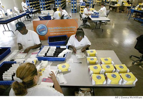 Blockbuster Online distribution center | Notice they are man… | Flickr