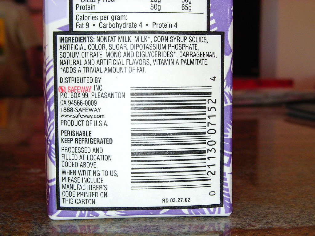 Nearly Fat-Free Milk
