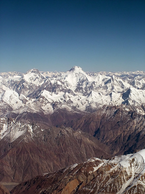 Peaks of Hispar Muztagh: Yukshin Gardan Sar and Kanjut Sar