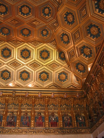 Decorated Ceiling | Renaissance-influenced hexagonal coffers… | Flickr