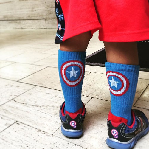 Happy Birthday 'murica... Lil man celebrating right decked out in his #captainamerica outfit   #nicesocks #merica #4thofjuly #nicekicks #niceshorts #marvel #avengers #persianfilipino #persianbabies | by AMKashi