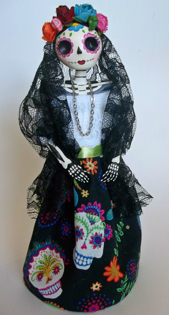 Catrina Doll Catrina De Papel Mache Dia De Muertos Day Flickr