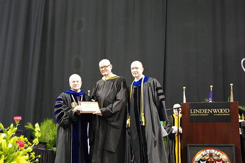 Conferral of Emeritus Status Dan Kemper with Dr. Evans and Jason Lively