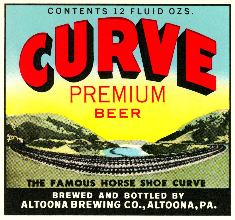 Pennsylvania Altoona Brewing Co. Altoona Curve Premium Beer NEW Metal Sign 