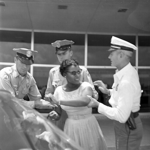 Civil rights activist Priscilla Stephens being arrested - Tallahassee | by State Library and Archives of Florida