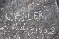 Inscriptions on Register Rock