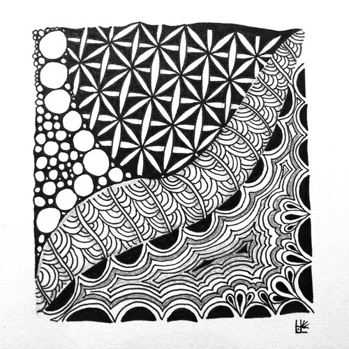 Zentangle, Black and white | Ilse | Flickr