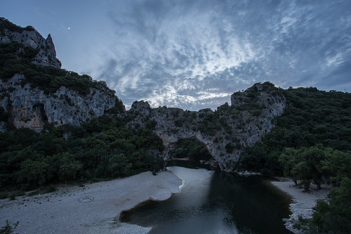 Vallon Pont D'Arc by Vancolen Photography, sunset evening