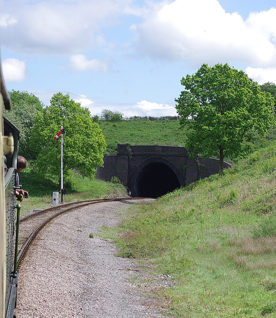 RD11048.  Greet Tunnel on the Gloucestershire Warwickshire Railway.