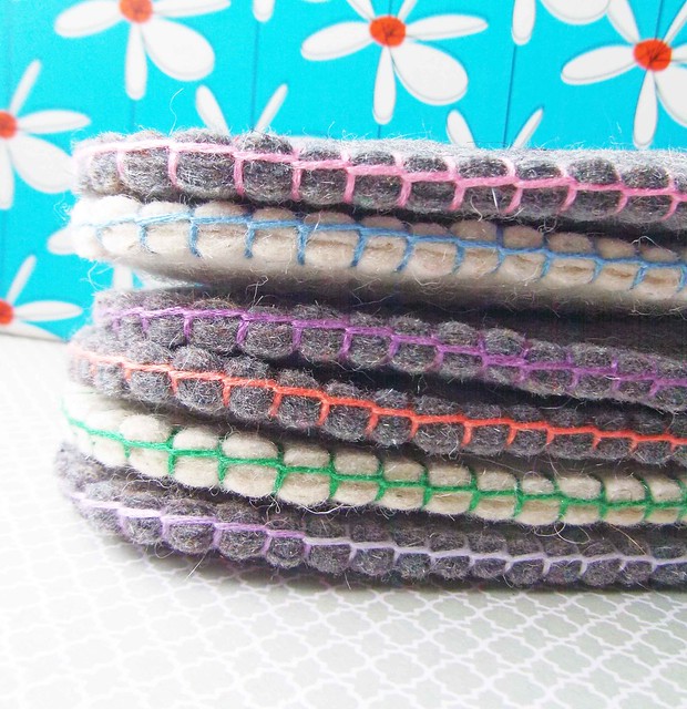 Stack of glasses cases