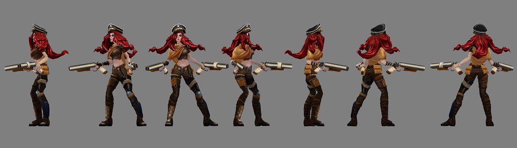 Road Warrior Miss Fortune from League of Legends.