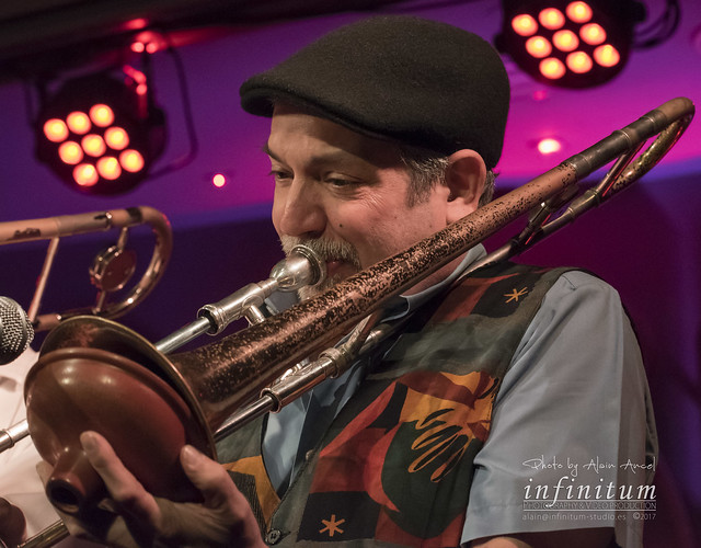 Jerry González Septet - Café Berlín - Madrid - 15/04/2017 (Norman Hogue - trombone)